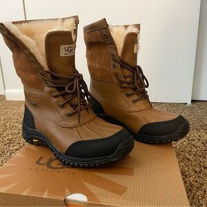 UGG Australia Brown and Black Winter Boots